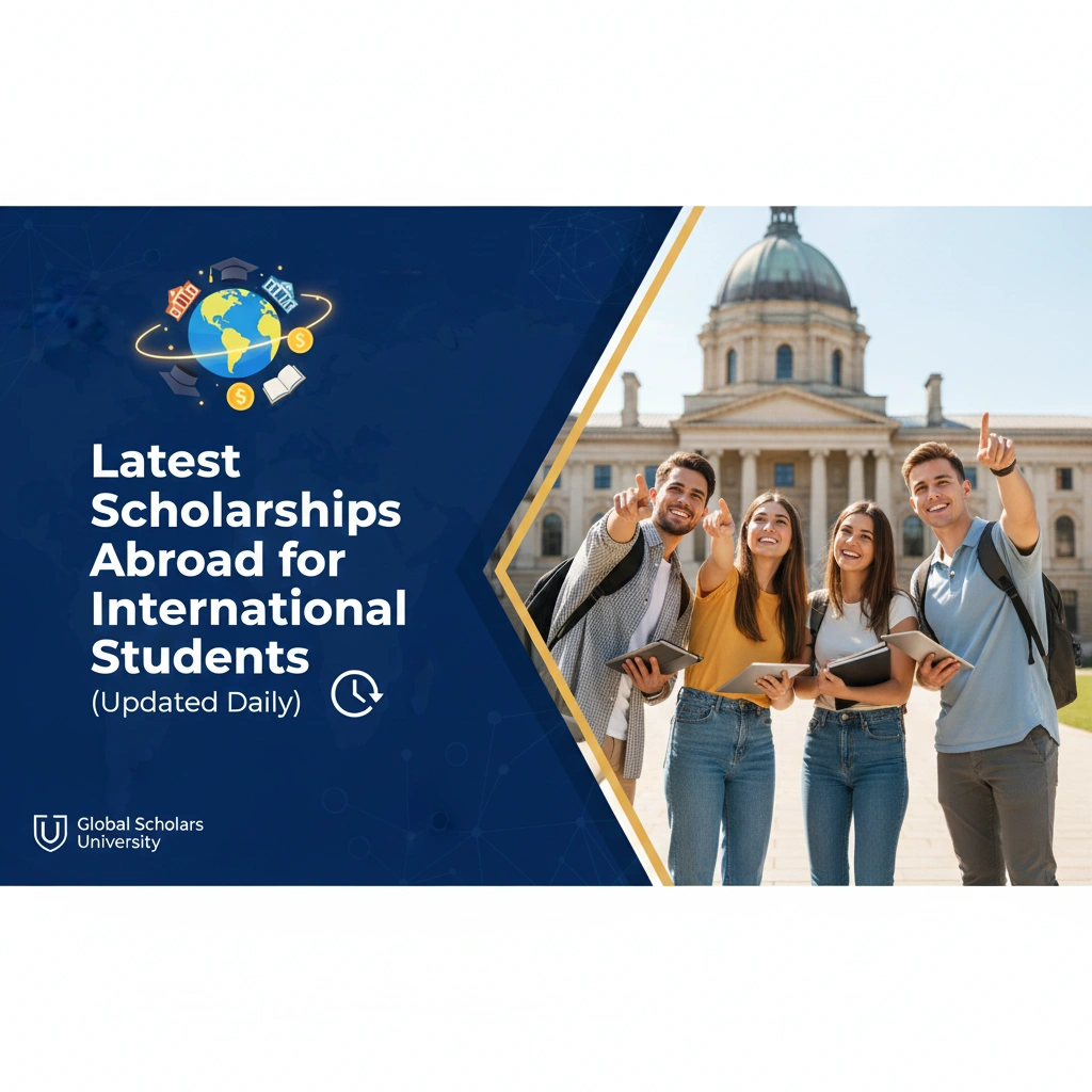 International students reviewing the latest fully funded scholarships to study abroad.